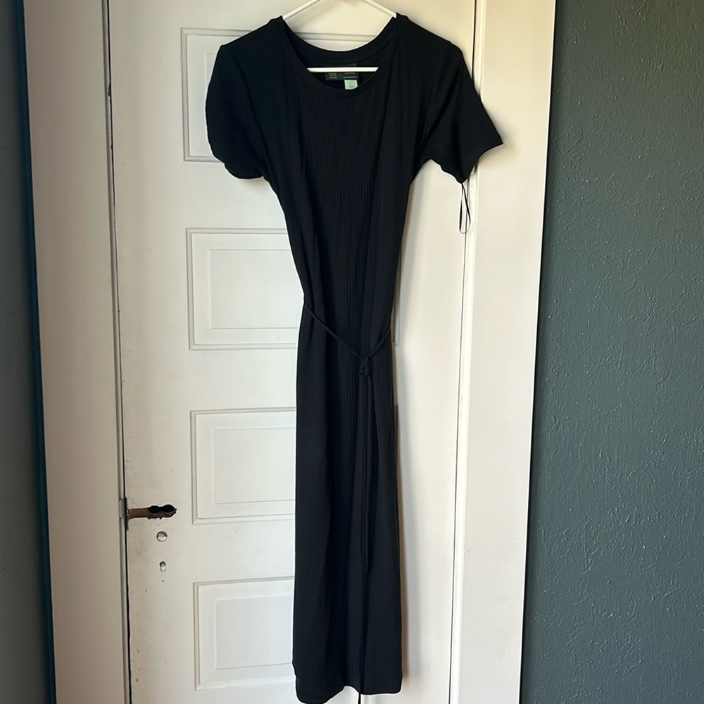 Saturday Sunday Anthropologie Black Jersey Knit dress. Women's small